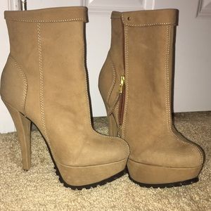 Kelsi Dagger Suede Booties